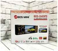 BOS-MINI Автомобильная магнитола, магнитола с экраном и радио/Bluetooth/USB/AUX