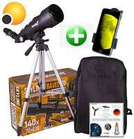 Телескоп Levenhuk Skyline Travel 70 с рюкзаком + подарок адаптер для смартфона и книга ″Космос″