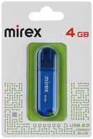 Флешка Mirex CANDY , 4 Гб , USB2.0, чт до 25 Мб/с, зап до 15 Мб/с, синяя