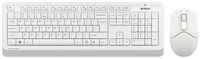 Комплект клавиатура+мышь A4Tech Fstyler FG1012 белый / белый (fg1012 white)