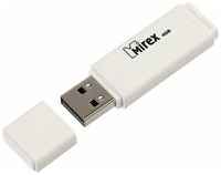 Флешка Mirex LINE WHITE, 4 Гб, USB2.0, чт до 25 Мб / с, зап до 15 Мб / с, белая