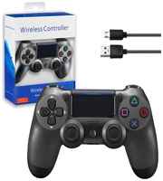 Геймпад-Джойстик для Playstation 4 беспроводной Wireless Controller  /  Блютуз контроллер PS4 (серый металлик)