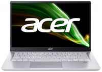 14″ Ноутбук Acer SF314-511-32P8 1920x1080, Intel Core i3 1115G4 3 ГГц, RAM 8 ГБ, LPDDR4X, SSD 256 ГБ, Intel UHD Graphics, Endless OS, RU, NX.ABLER.003, серебристый
