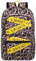 Городской рюкзак, 14л RIVACASE 5421 leopard из водоотталкивающей ткани для ноутбука до 13,3″ бежевый