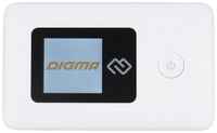 Модем 3G / 4G Digma Mobile Wifi DMW1969 USB Wi-Fi Firewall +Router внешний белый