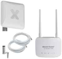 Антэкс Комплект интернета WiFi для дачи и дома 3G/4G/LTE – Роутер Connect Mini с антенной Petra BB MIMO 15ДБ