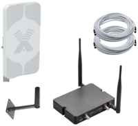 Антэкс Комплект интернет 3G/4G Дача-Стандарт+ (Роутер Kroks Rt-Cse DS m4, c антенной AGATA-2F MIMO 18 дБ)