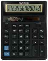 Калькулятор бухгалтерский SKAINER SK-777M, черный