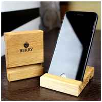 Подставка для телефона и планшета деревянная на стол