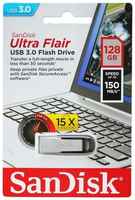 Накопитель SanDisk 128GB CZ73 Ultra Flair silver / black USB3.0 Flash Drive (SDCZ73-128G-G46)