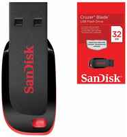 Флеш-диск 32 GB, SANDISK Cruzer Blade, USB 2.0, /, SDCZ50-032G-B35