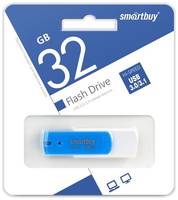 Флешка SmartBuy Diamond USB 3.0 32 ГБ, 1 шт., голубой