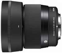 Объектив Sigma AF 56mm f / 1.4 DC DN Contemporary Canon EF-M, черный