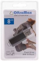 Флешка OltraMax 30 8 ГБ, 1 шт., черный