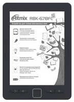 6″ Электронная книга Ritmix RBK-678FL 1024x758, E-Ink, 4 ГБ, комплектация: стандартная