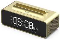 Портативная колонка OneDer V06 с часами и будильником