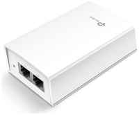 TP-Link PoE адаптер/ 48V Passive POE adapter, maximum 24W power supply, 2 Giga Ethernet port TL-POE4824G