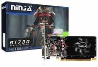Sinotex Ninja Видеокарта Ninja (Sinotex) GT730 PCIE (96SP) 2GB 128-bit DDR3 DVI HDMI CRT