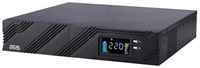 Powercom ИБП SPR-1500, линейно-интерактивный, 1500 ВA, 1200 Вт, LCD, Rack/Tower, 8 розеток IEC320 C13 с резервным питанием, USB, RS-232, слот под SNMP карту, з