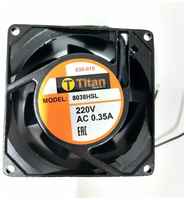 Titan Вентилятор / Кулер 220V 0.35A для сварочного аппарата 80х80х38мм 8038HSL