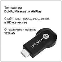 ROHS HDMI адаптер для телевизора, беспроводной, с WiFi, AnyCAST M9 Plus / Медиаплеер