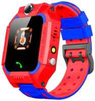 RunGo Умные часы для детей SMART\ Часы для детей красно-синие\ Наручные детские часы\ GPS, LBS, функция SOS, геолокация, камера, SIM\