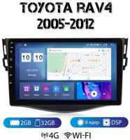 MEKEDE Автомагнитола на Android для Toyota RAV 4 2007-2012 2-32 4G (поддержка Sim)