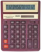 Калькулятор настольный полноразмерный Attache AF-888,12р, дв. пит,204x158мм, красный