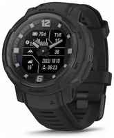 Смарт часы Instinct CROSSOVER SOLAR Tactical Edition смарт часы с черным безелем и силиконовым черным ремешком Garmin (010-02730-00)