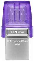 Флешка USB Kingston DataTraveler microDuo 3C 128ГБ, USB3.0, [dtduo3cg3/128gb]