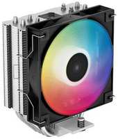 Вентилятор для процессора DeepCool AG400 (LGA1200 / 1700 / 115X / AM5 / AM4, TDP 220W, PWM, Fan 120mm, 4 теп. труб) (R-AG400-BKNNMN-G-1)