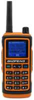 Рация Baofeng UV-17 Оранжевая / Портативная радиостанция для охоты и рыбалки с аккумулятором на 1800 мА*ч и радиусом 5 км / UHF; VHF; IP54