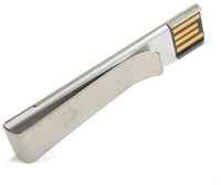 Подарочный USB-накопитель зажим металлический 64GB