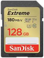 Карта памяти SanDisk Extreme SDXC Class 10 UHS-I U3 V30 180MB / s 128 GB