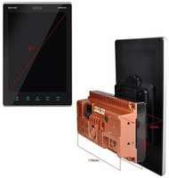 Автомагнитола 2 DIN 9.5 дюймов 1/16 Android 10 Яндекс Навигация WiFi Bluetooth GPS Громкая связь MP3 / MP4