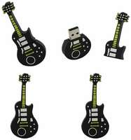 Mister Gift USB Флешка Электро гитара черная 128 ГБ