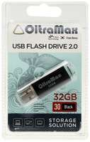 Сима-ленд Флешка OltraMax 30, 32 Гб, USB2.0, чт до 15 Мб / с, зап до 8 Мб / с, чёрная 9441553