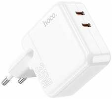 Hoco. Сетевое зарядное устройство Hoco C110A 2*USB-C 35W (PD35W/QC3.0/AFC/FCP)