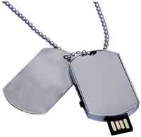 Centersuvenir.com Флешка Армейский жетон в подарок для военного (32 Гб / GB USB 2.0 Armi)