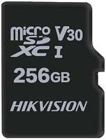 Карта памяти microSDXC V30 Hikvision C1 256 ГБ, 92 МБ/с, Class 10, HS-TF-C1(STD)/256G/ZAZ01X00/OD, 1 шт, переходник без адаптера
