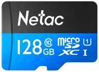 128Gb - Netac microSDHC P500 NT02P500STN-128G-R с переходником под SD (Оригинальная!)