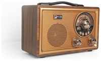 Сигнал Радиоприемник БЗРП РП-335, коричневый / золотистый