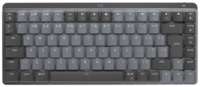 Беспроводная клавиатура Logitech MX Mechanical Mini tactile quiet, серый / черный, английская / русская (ANSI)