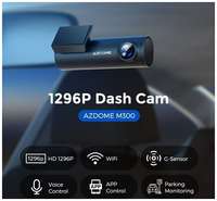 Автомобильный видеорегистратор Azdome M300 1296p DashCam WiFi в Комплекте Автомобильный HardWire Kit Кабель AZDOME JYX04