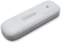 Модем 3G / 4G Digma Dongle WiFi DW1960 USB Wi-Fi Firewall +Router внешний белый