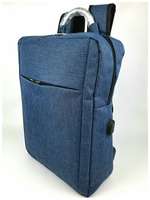 Рюкзак для ноутбука и планшета 15,6 повседневный с USB / женский мужской / для учебы работы / городской