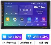 Srnubi Автомагнитола, универсальная мультимедийная стереосистема на Android, с 7″ дюймовым экраном, GPS, WIFI, BLUETOOTH, типоразмер 2DIN 1/32