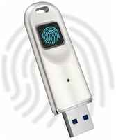 Флешка с биометрической защитой (сканер отпечатка пальца) 32Гб USB 3.0/3.1
