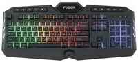 Клавиатура игровая мембранная с RGB подсветкой FUSION, функция Anti-ghost, 114 клавиш, USB коннектор