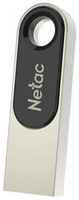 Флеш-диск 16 GB NETAC U278, USB 2.0, металлический корпус, серебристый / черный, NT03U278N-016G-20PN